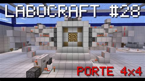 Labocraft 28 Porte 4x4 Tutoriel Redstone Youtube