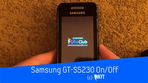 Samsung Gt S5230 Star On Off Youtube