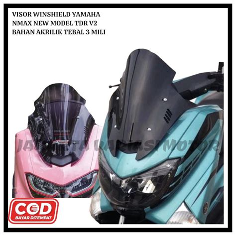 Visor Yamaha Nmax New Nmax Old Model TDR V2 Fin Material Acrylic 3 Mili