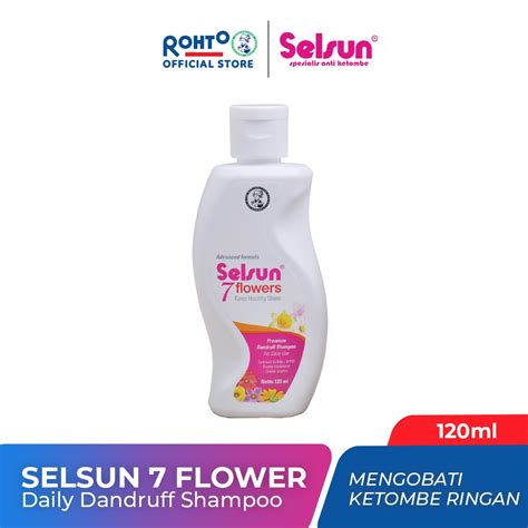 Jual Selsun 7 Flowers Premium Dandruff Shampoo 120ml Anti Dandruff