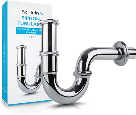 Bächlein Siphon Universel pour Lavabo et Évier Bonde de Lavabo