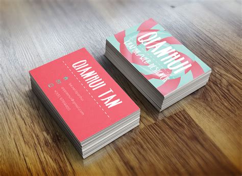 Self Branding Business Card Behance