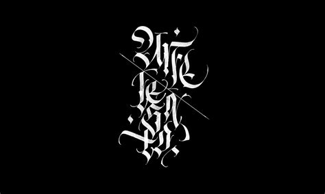 Gothic Calligraphy vol.1 :: Behance