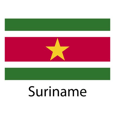 Suriname National Flag Png And Svg Design For T Shirts