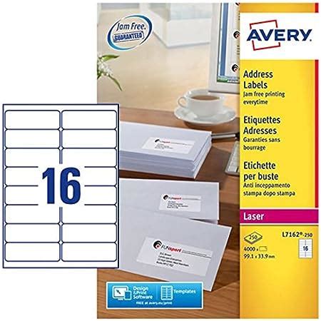 Avery Self Adhesive Address Mailing Labels Laser Printers Labels