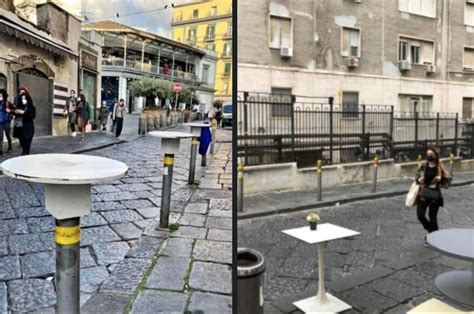 Via I Tavolini Abusivi Da Marciapiede Il Gestore Del Bar Fa Un Passo