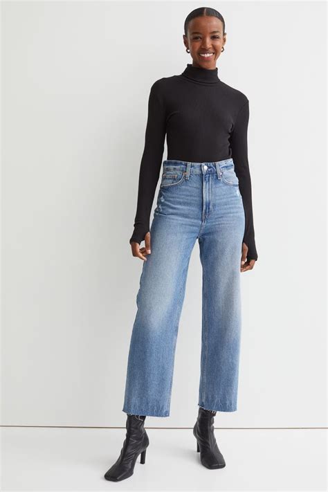 The 25 Best Cropped Wide Leg Jeans To Wear With Sandals Who What Wear Uk