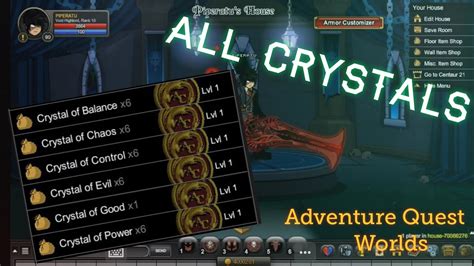 Aqw Rare Items Crystal Guide Youtube