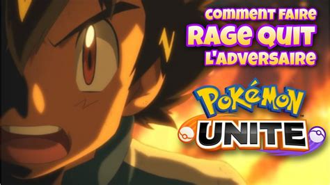 COMMENT FAIRE RAGE QUIT à 5 minutes sur POKÉMON UNITE ! 😅🤣😭 - YouTube