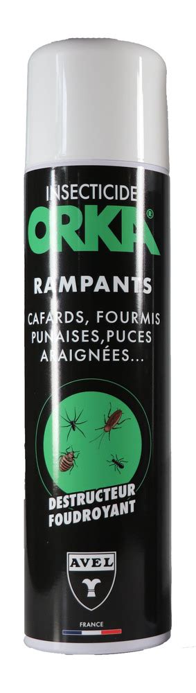 Insecticide Insectes Rampants Aérosol 400ml TP18 ORKA DOD