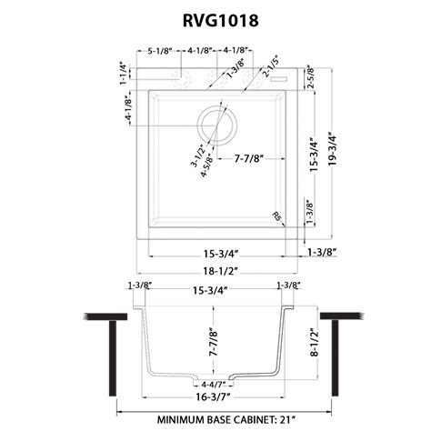 Ruvati X Inch Epigranite Drop In Topmount Granite Composite