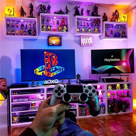 Setup Gaming Ps4 Gaming Room Setup Game Room Decor Video Game Rooms