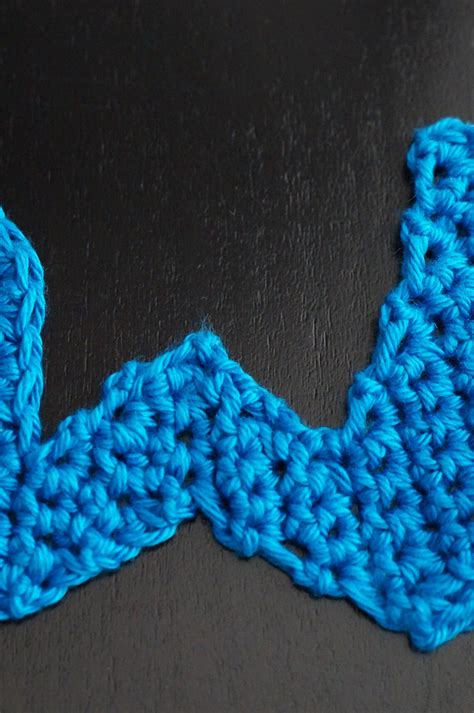 Crochet Letter W Pattern - Etsy