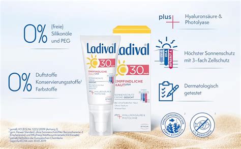 Ladival Empfindliche Haut Plus Sonnenschutz Creme F R Das Gesicht Lsf