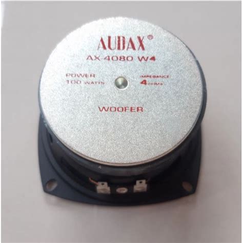 Jual TERLARIS SPEAKER AUDAX AX 4080 WOOFER 4 INCH WUFER AX4080 100