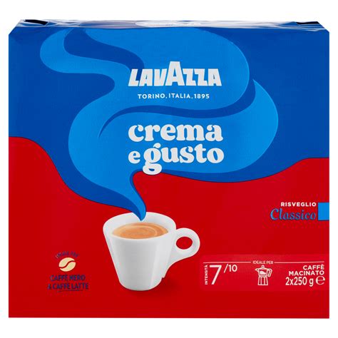 Lavazza crema e gusto Classico Caffè Macinato 2 x 250 g Carrefour