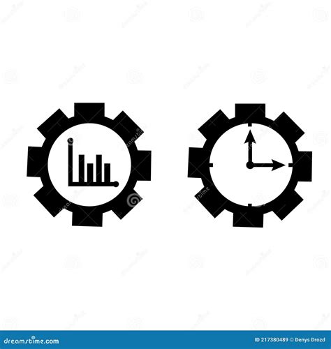 Vecteur Icône Productivité Collection De Signes D illustration D