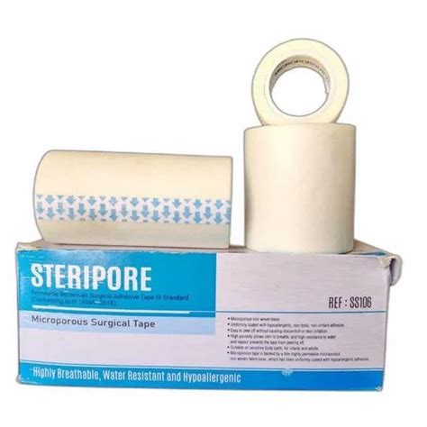 White Paper Microporous Steripore Surgical Tapes Tape