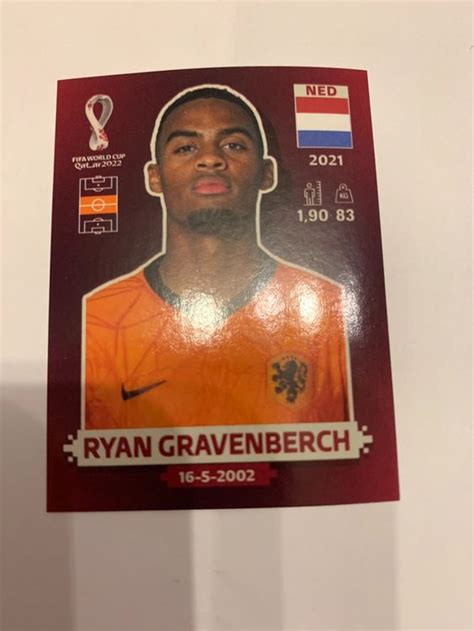 Panini Wm Ryan Gravenberch Ned Kaufen Auf Ricardo