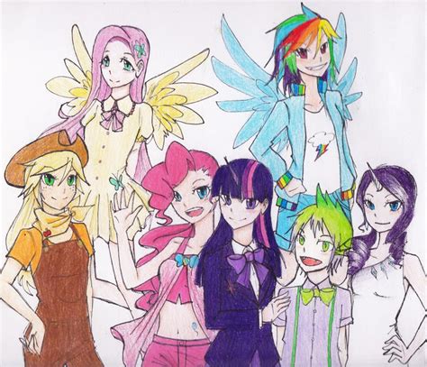 My Little Pony : The Main Characters by pimlak1234 on DeviantArt