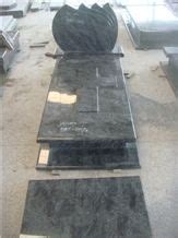 Bahama Blue Vizag Blue India Blue Orion Granite Tombstone Monument