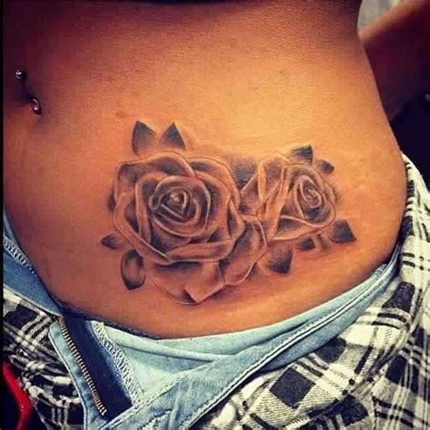 Female Stomach Tattoos To Cover Stretch Marks