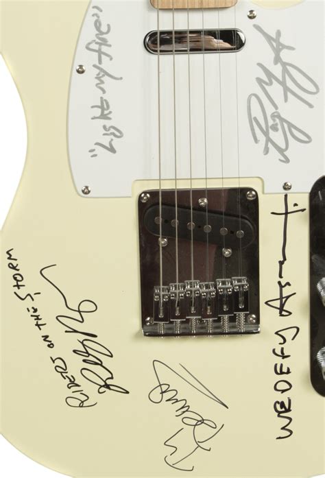 The Doors Signed Riders On The Storm Guitar