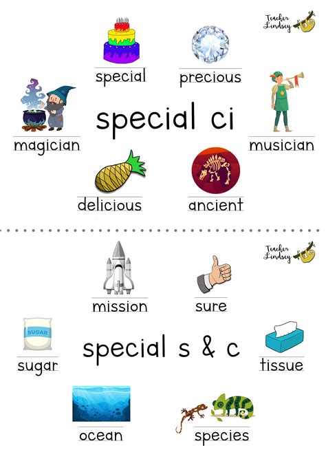 Special C S And Ci Sounds Poster By Teacher Lindsey In 2021 Phonics