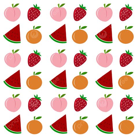 Ilustração De Padrão De Frutas Png Fruta Padrão De Frutas