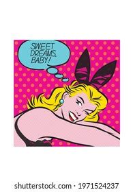 Sexy Blonde Girl Vector Illustration Stock Vector Royalty Free Shutterstock