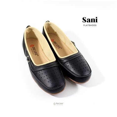 Jual One Love Sani Flatshoes Sepatu Flat Wanita Tinggi Hak Cm Anti