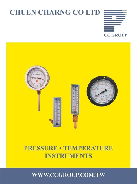 Pressure Gauge Thermometer Chuen Charng Co Ltd