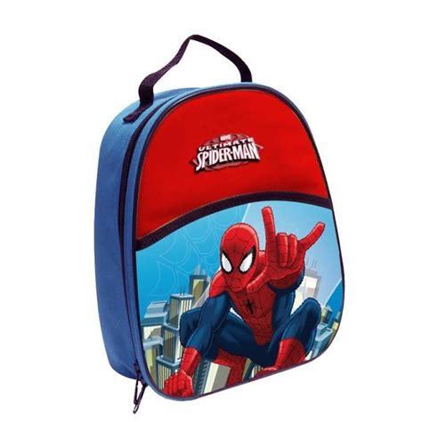 MARVEL SPIDERMAN Sac à Dos Isotherme Enfant Garçon Prix pas cher