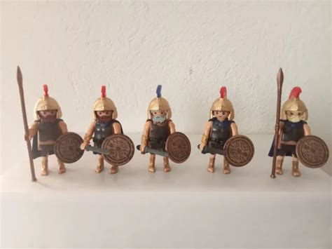 PLAYMOBIL GREEK HISTORY Lot 5 Spartan Custom New EUR 35 00 PicClick IT