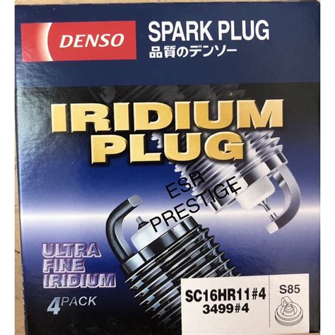 Denso Iridium Spark Plug Toyota Vios NSP151 Myvi D20N 2018 Aruz Bezza 1