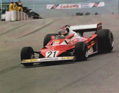 Gp Kanady Mosport Ferrari T Gilles Villeneuve Con