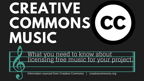 Creative Commons Music Infographic