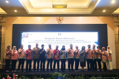 Rakor MPW MPD Notaris Lampung 2024 Resmi Berakhir Kadiv Yankumham