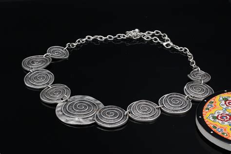 Hand Crafted Silver Plated Turkish Ottoman Necklace Zn4 Nirvana