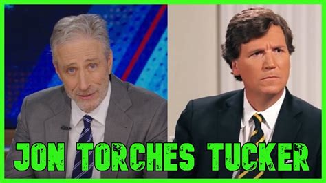 Jon Stewart Fires Back At Critics And Torches Tucker Carlson The Kyle Kulinski Show Youtube