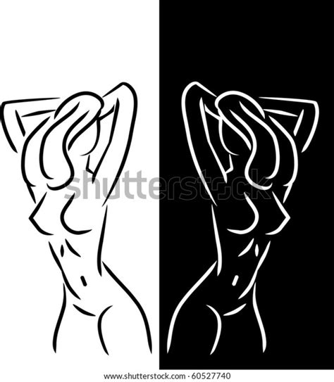Nude Silhouette Woman Body Stock Vector Royalty Free 60527740 Shutterstock