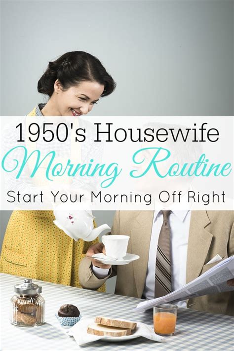 1950s Housewife Morning Routine Retro Housewife Goes Green