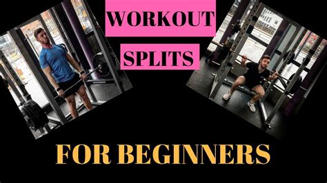 The Best Workout Split For Beginners Youtube