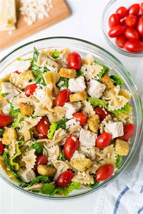 Chicken Caesar Pasta Salad Recipe Easy Pasta Salad Recipe Best