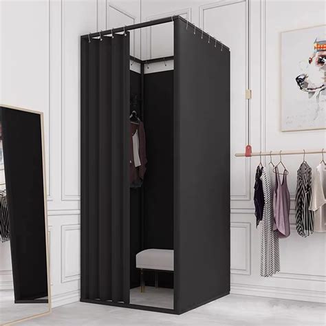 Buy Clothing Store Fitting Room Movable Square Changing Room With