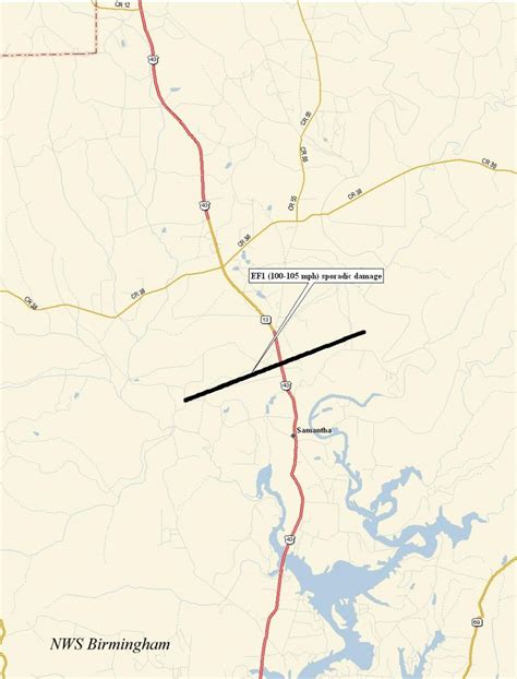 Tuscaloosa County Tornado - March 1, 2007