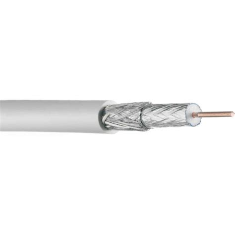 Triax KOKA F6 Plus PVC Coaxial Cable Coil 250m White LTE