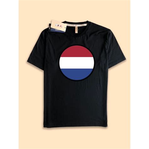 Jual Baju Kaos Tshirt CAMOE Netherlands Flag Bendera Belanda Shopee