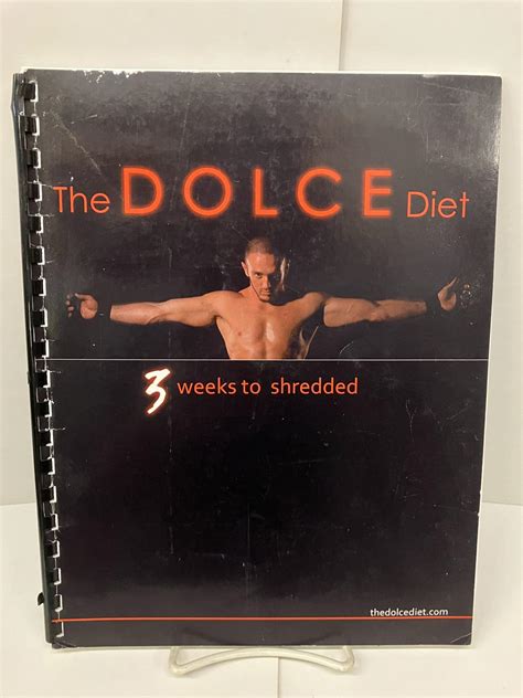 The Dolce Diet: 3 Weeks to Shredded | Mike Dolce | 1st Printing