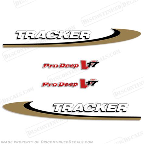 Bass Tracker Pro Deep V17 Decal Kit